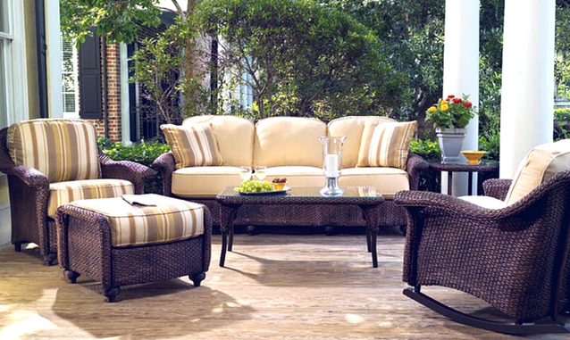 Spanish-style patio furniture